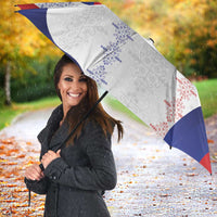 Haiti Football Les Grenadiers Personalized Umbrella Voodoo Veve Papa Legba - Wonder Print Shop