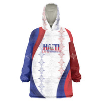 Haiti Football Les Grenadiers Personalized Wearable Blanket Hoodie Voodoo Veve Papa Legba - Wonder Print Shop