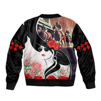 Kentucky Horse Racing Bomber Jacket Derby Hat LT7 - Wonder Print Shop