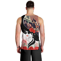Kentucky Horse Racing Men Tank Top Derby Hat - Wonder Print Shop