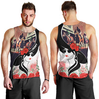 Kentucky Horse Racing Men Tank Top Derby Hat - Wonder Print Shop