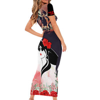 Kentucky Horse Racing Short Sleeve Bodycon Dress Derby Hat LT7