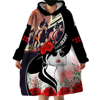 Kentucky Horse Racing Wearable Blanket Hoodie Derby Hat - Wonder Print Shop