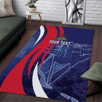 Personalized Haiti Citadelle Laferrière Area Rug Grunge Style
