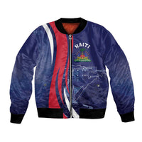 Personalized Haiti Citadelle Laferrière Bomber Jacket Grunge Style
