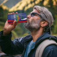 Personalized Haiti Citadelle Laferrière 4 in 1 Can Cooler Tumbler Grunge Style