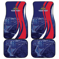 Personalized Haiti Citadelle Laferrière Car Mats Grunge Style