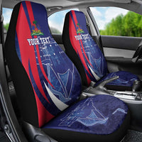 Personalized Haiti Citadelle Laferrière Car Seat Cover Grunge Style