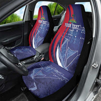 Personalized Haiti Citadelle Laferrière Car Seat Cover Grunge Style