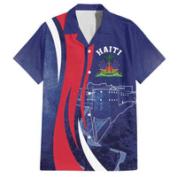 Personalized Haiti Citadelle Laferrière Family Matching Puletasi and Hawaiian Shirt Grunge Style
