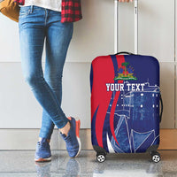 Personalized Haiti Citadelle Laferrière Luggage Cover Grunge Style