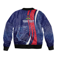 Personalized Haiti Citadelle Laferrière Sleeve Zip Bomber Jacket Grunge Style
