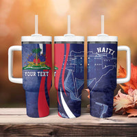 Personalized Haiti Citadelle Laferrière Tumbler With Handle Grunge Style