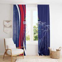Personalized Haiti Citadelle Laferrière Window Curtain Grunge Style