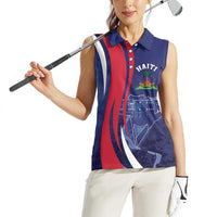 Personalized Haiti Citadelle Laferrière Women Sleeveless Polo Shirt Grunge Style