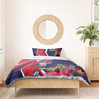 Haiti Personalized Bedding Set Hispaniolan Trogon Tropical Vibes