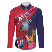 Haiti Personalized Family Matching Mermaid Dress and Hawaiian Shirt Hispaniolan Trogon Tropical Vibes