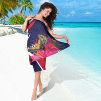 Haiti Personalized Sarong Hispaniolan Trogon Tropical Vibes