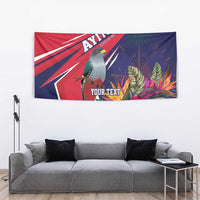 Haiti Personalized Tapestry Hispaniolan Trogon Tropical Vibes