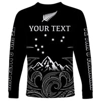Peronsalised New Zealand Long Sleeve Shirt Maori Te Iwa o Matariki - Wonder Print Shop