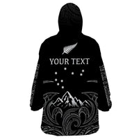 Personalised New Zealand Wearable Blanket Hoodie Maori Te Iwa o Matariki - Wonder Print Shop