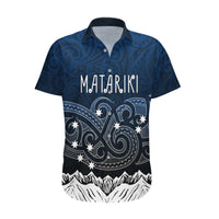 Personalised New Zealand Hawaiian Shirt Matariki Maori Patterns - Gradient - Wonder Print Shop