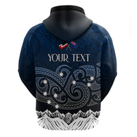 Personalised New Zealand Hoodie Matariki Maori Patterns - Gradient - Wonder Print Shop