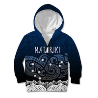 Personalised New Zealand Kid Hoodie Matariki Maori Patterns - Gradient - Wonder Print Shop
