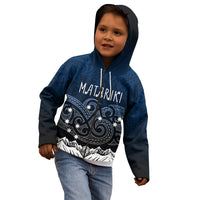 Personalised New Zealand Kid Hoodie Matariki Maori Patterns - Gradient - Wonder Print Shop
