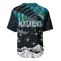Personalised Maori New Year Baseball Jersey Matariki Mix Paua Shell LT7 - Wonder Print Shop