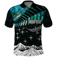 Personalised Maori New Year Polo Shirt Matariki Mix Paua Shell - Wonder Print Shop