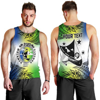 Personalised Malampa Day Men Tank Top Malampa Emblem Gradient Style - Wonder Print Shop