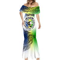 Personalised Malampa Day Mermaid Dress Malampa Emblem Gradient Style - Wonder Print Shop