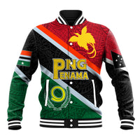 Personalised Penama and Papua New Guinea Day Baseball Jacket Emblem Mix Style LT7 - Wonder Print Shop