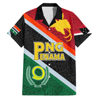 Personalised Penama and Papua New Guinea Day Family Matching Mermaid Dress and Hawaiian Shirt Emblem Mix Style LT7 - Wonder Print Shop