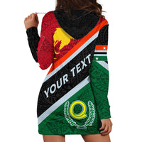 Personalised Penama and Papua New Guinea Day Hoodie Dress Emblem Mix Style - Wonder Print Shop