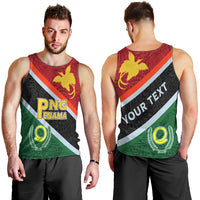 Personalised Penama and Papua New Guinea Day Men Tank Top Emblem Mix Style - Wonder Print Shop