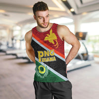 Personalised Penama and Papua New Guinea Day Men Tank Top Emblem Mix Style - Wonder Print Shop