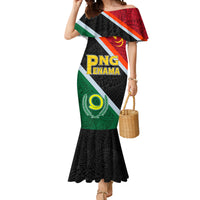 Personalised Penama and Papua New Guinea Day Mermaid Dress Emblem Mix Style - Wonder Print Shop