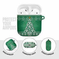 Christmas Ireland Celtic AirPods Case Special Xmas Tree - Wonder Print Shop