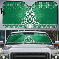 Christmas Ireland Celtic Auto Sun Shade Special Xmas Tree - Wonder Print Shop
