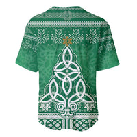 Christmas Ireland Celtic Baseball Jersey Special Xmas Tree - Wonder Print Shop