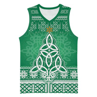 Christmas Ireland Celtic Basketball Jersey Special Xmas Tree - Wonder Print Shop