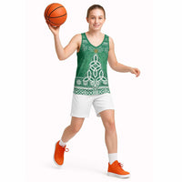Christmas Ireland Celtic Basketball Jersey Special Xmas Tree - Wonder Print Shop
