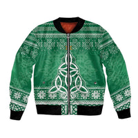 Christmas Ireland Celtic Bomber Jacket Special Xmas Tree - Wonder Print Shop