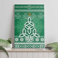 Christmas Ireland Celtic Canvas Wall Art Special Xmas Tree - Wonder Print Shop