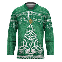Christmas Ireland Celtic Hockey Jersey Special Xmas Tree - Wonder Print Shop