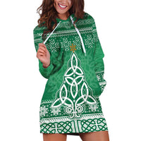 Christmas Ireland Celtic Hoodie Dress Special Xmas Tree - Wonder Print Shop
