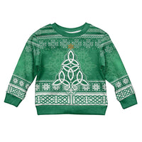 Christmas Ireland Celtic Kid Ugly Christmas Sweater Special Xmas Tree - Wonder Print Shop