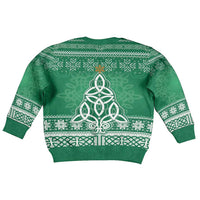 Christmas Ireland Celtic Kid Ugly Christmas Sweater Special Xmas Tree - Wonder Print Shop